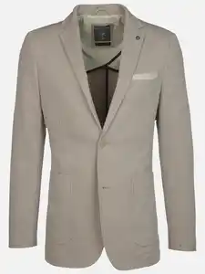 Herren Jerseysakko in Waffeloptik Beige