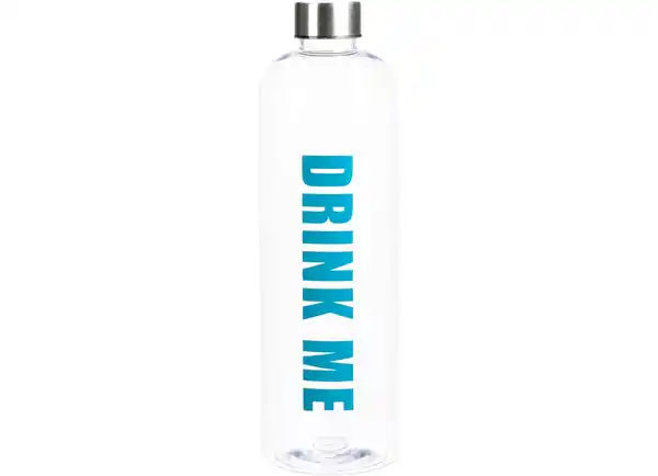 Bild 1 von Trinkflasche Kunststoff mit Edelstahl-Deckel