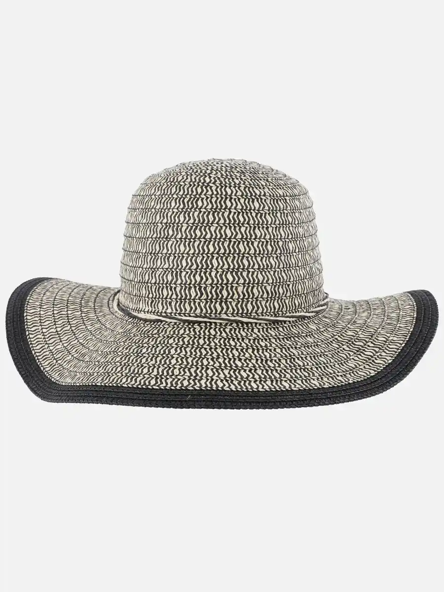 Bild 1 von Damen Hut mit bedruckter Krempe Schwarz