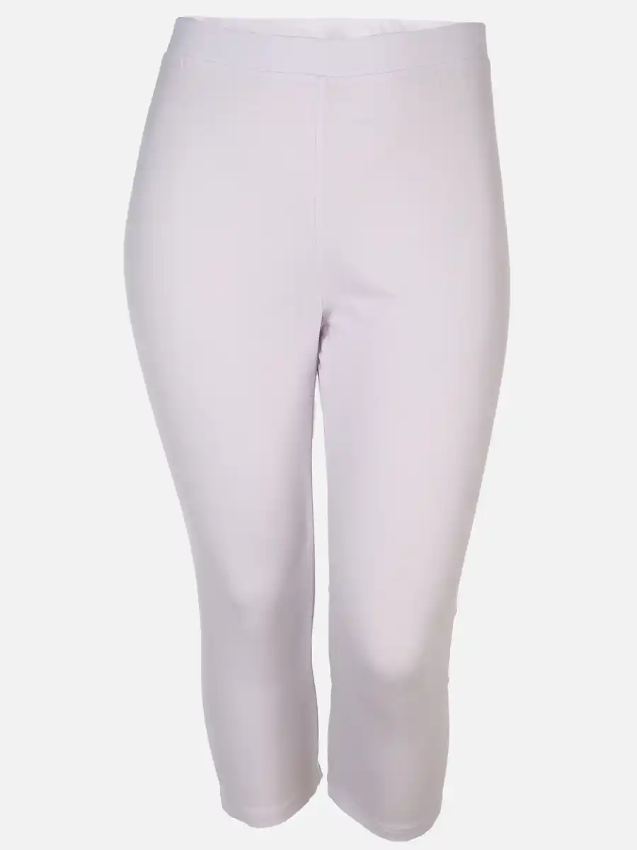 Bild 1 von Große Größen Basic Capri-Leggings Weiß