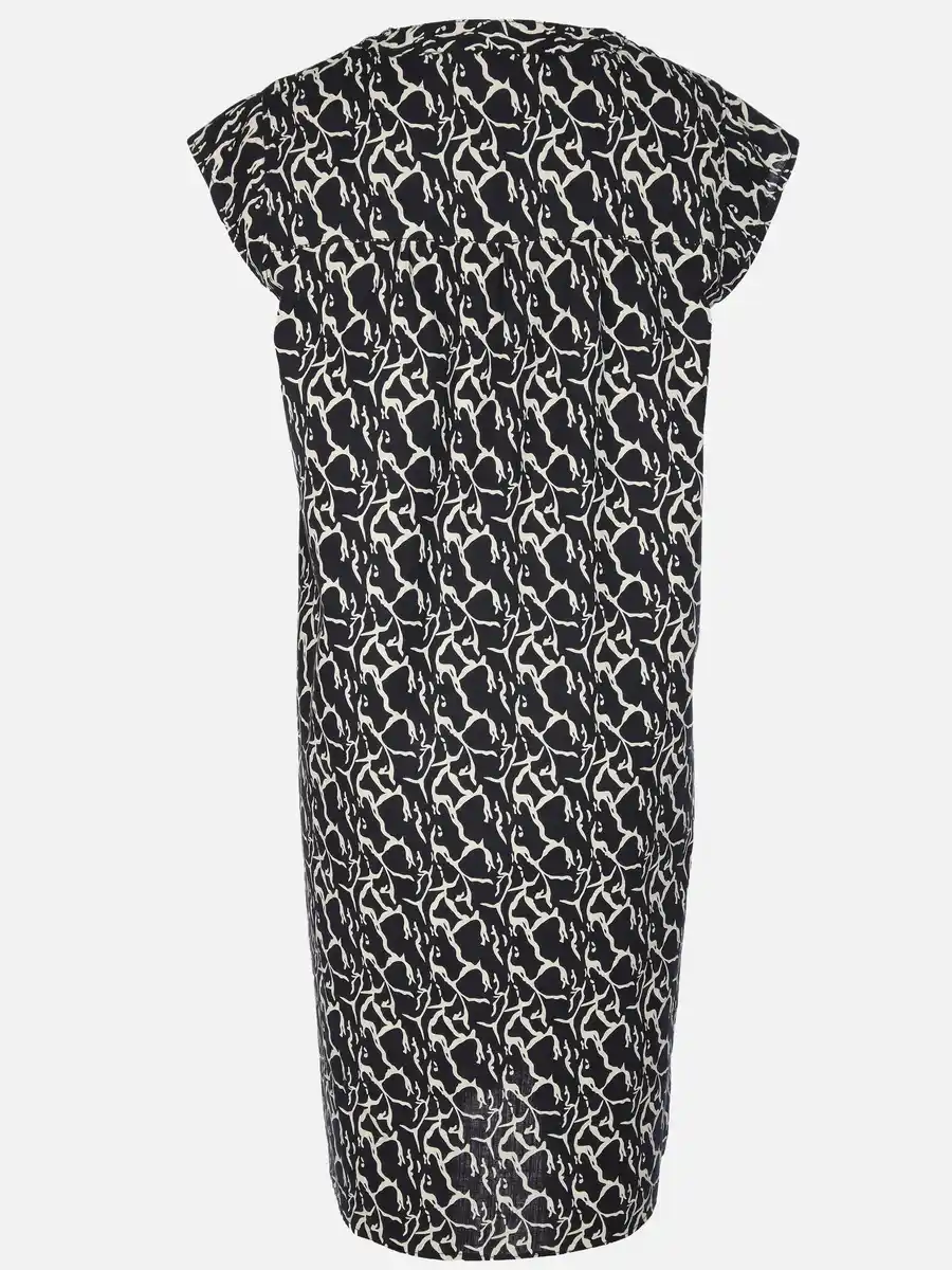 Bild 2 von Damen Kleid mit Alloverprint Schwarz