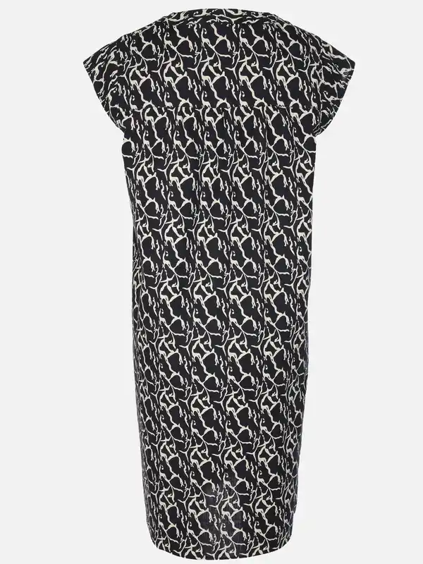 Bild 2 von Damen Kleid mit Alloverprint Schwarz