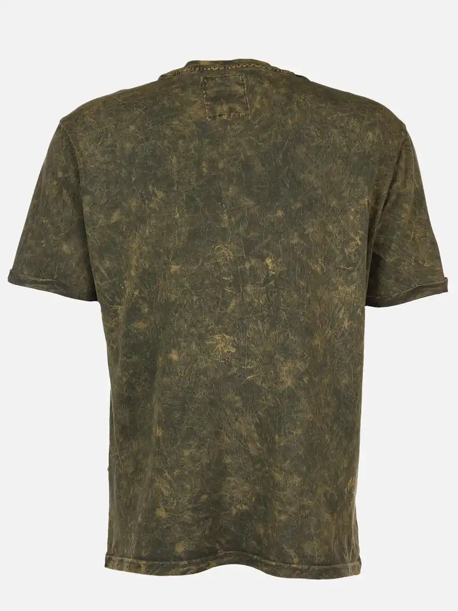 Bild 2 von Herren Shirt im Used Look Oliv
