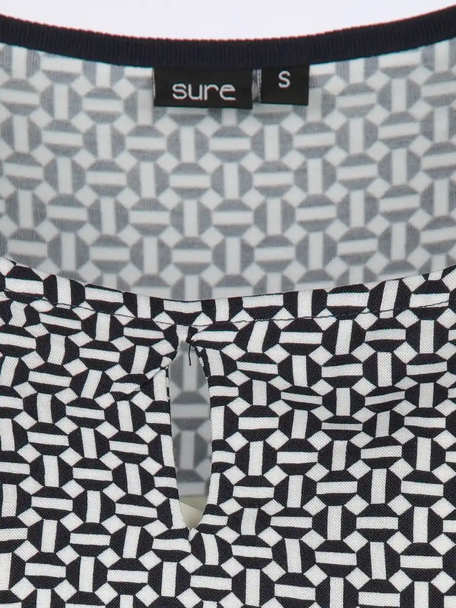 Bild 3 von Damen Top mit Alloverprint Marine