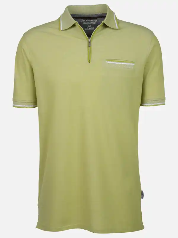 Bild 1 von Herren Poloshirt mit Reißverschluss Gelb