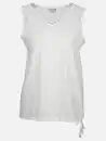 Bild 1 von Damen Tanktop mit Spitzenbesatz Weiß