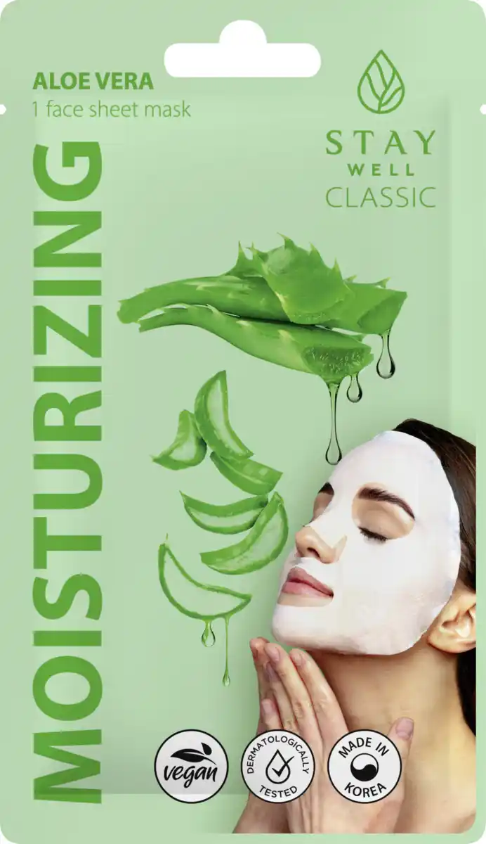 Bild 1 von STAY WELL Classic sheet mask - Aloe Vera Moisturizing