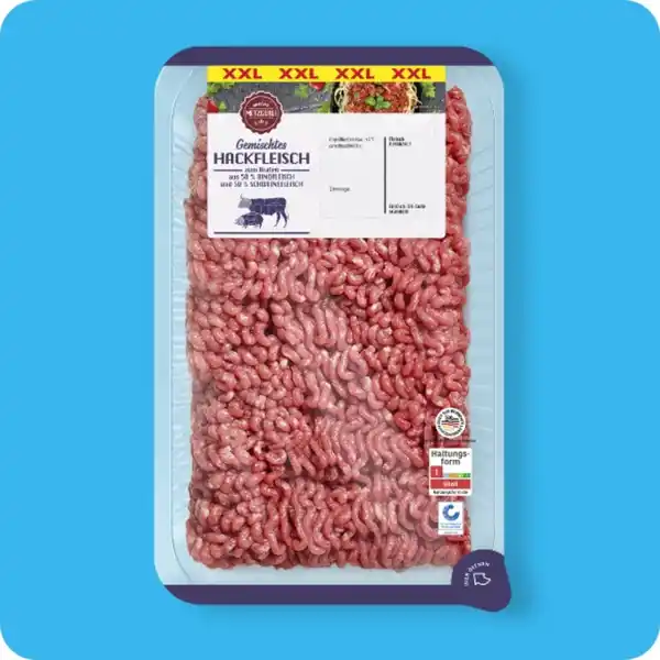 Bild 1 von MEINE METZGEREI Gemischtes Hackfleisch, Aus Rind- und Schweinefleisch