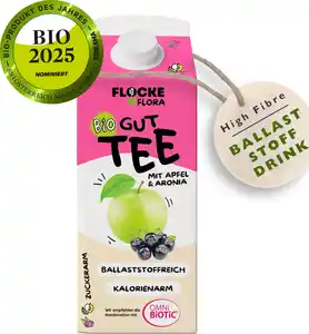 FLOCKE FLORA Bio Gut Tee Apfel und Aronia, 750 ml