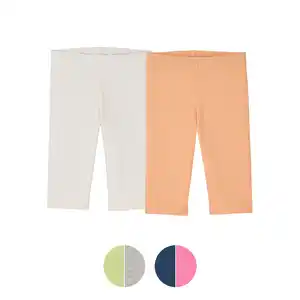 LILY & DAN Kinder Capri Leggings, 2er-Pack