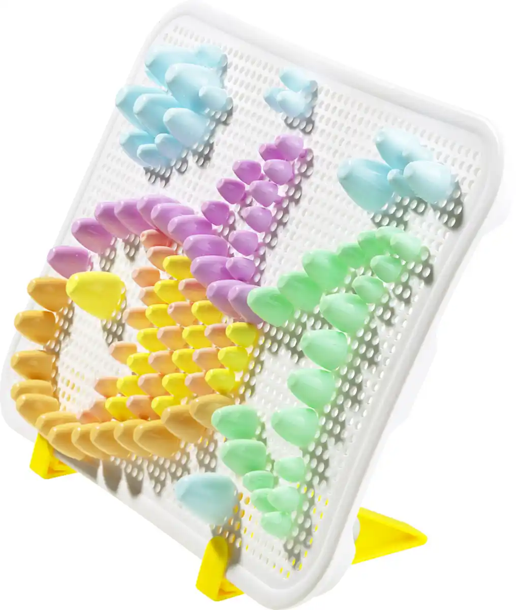 Bild 3 von IDEENWELT Mosaiksteckspiel mit 390 pastellfarbenen Steckern