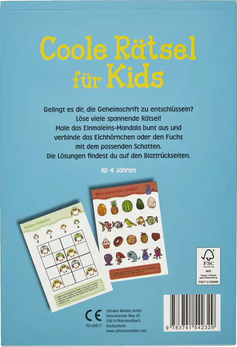 Bild 2 von IDEENWELT Beschäftigungsbücher Coole Rätsel