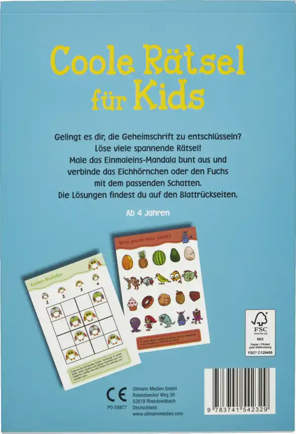 Bild 2 von IDEENWELT Beschäftigungsbücher Coole Rätsel
