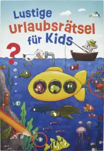 IDEENWELT Beschäftigungsblock Lustige Urlaubsrätsel für Kids