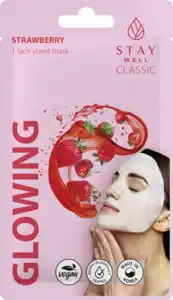 STAY WELL Classic sheet mask - Strawberry Glowing