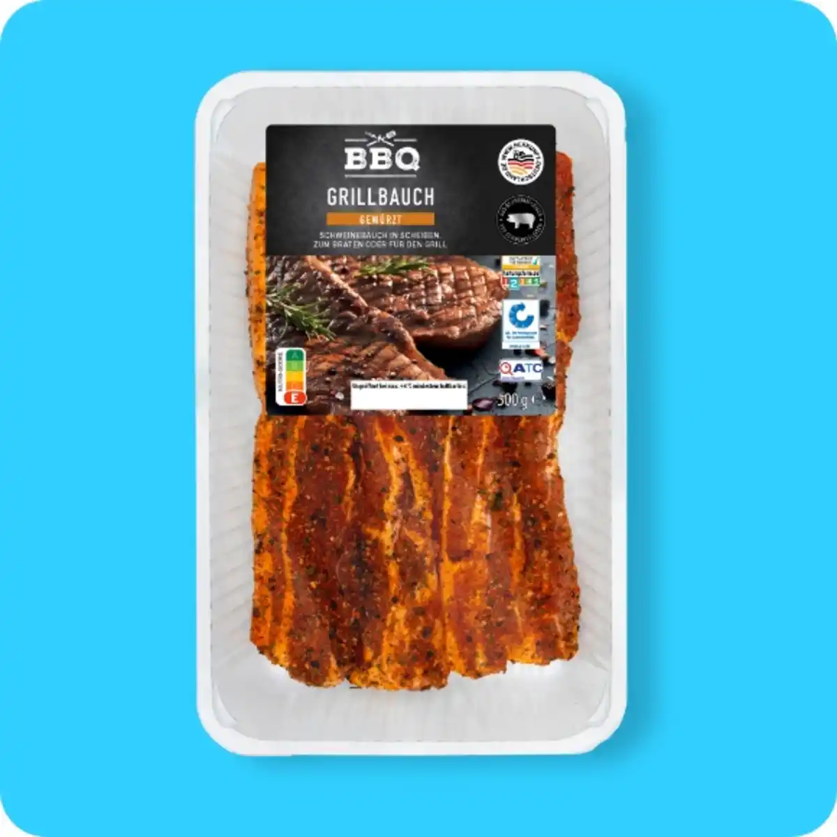 Bild 1 von BBQ Grillbauchscheiben, versch. Sorten