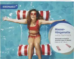 IDEENWELT Wasserhängematte gestreift