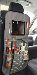 IDEENWELT Auto-Rücksitztasche Krokodil Design