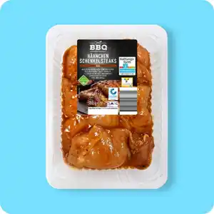 BBQ Hähnchen-Schenkelsteaks, versch. Sorten
