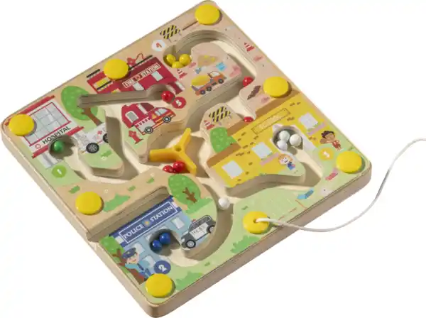 Bild 2 von IDEENWELT Holz-Magnetspiel Einsatzfahrzeuge