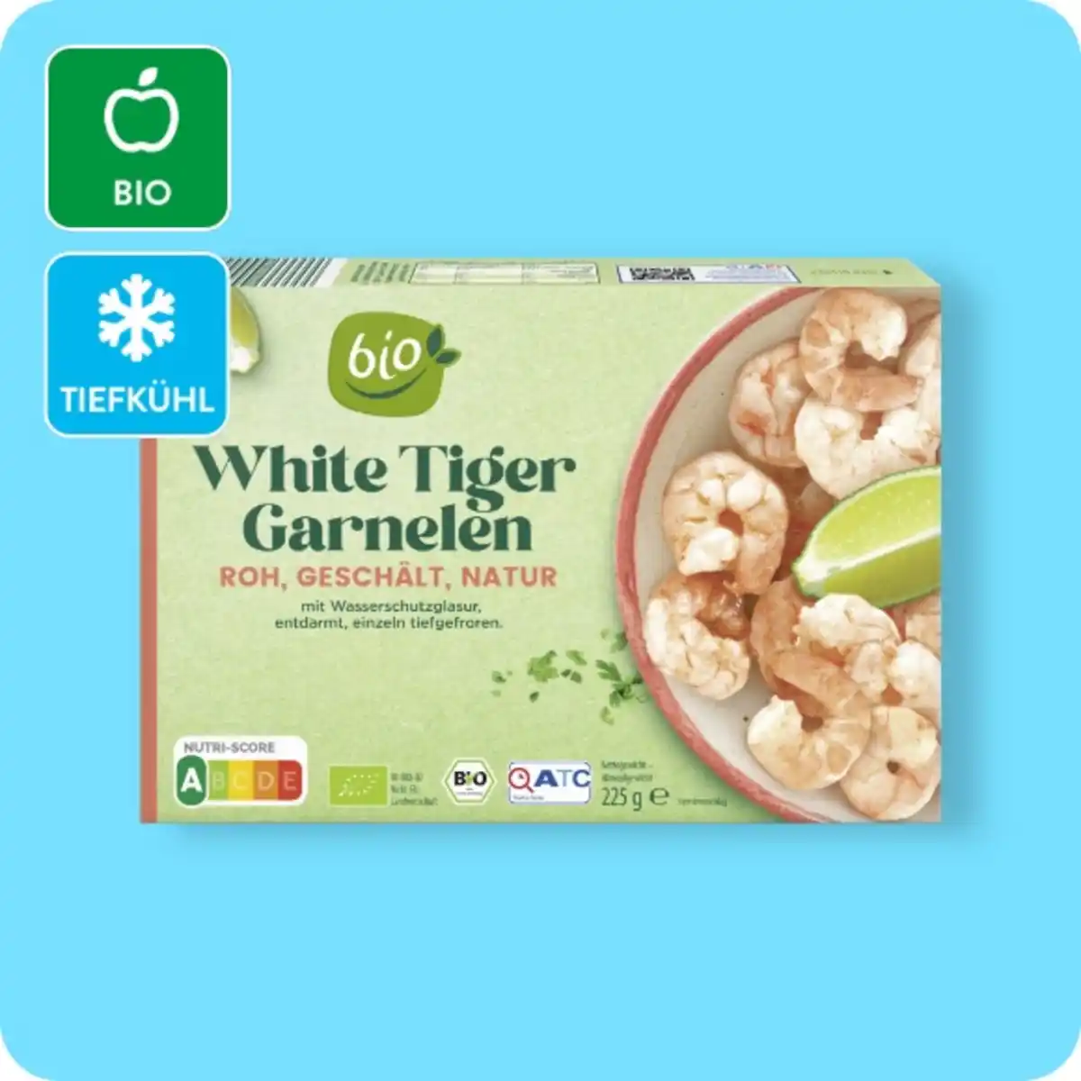Bild 1 von BIO Bio-White-Tiger-Garnelen, Geschält