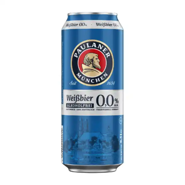Bild 1 von PAULANER Weißbier 0,0 % 0,5L