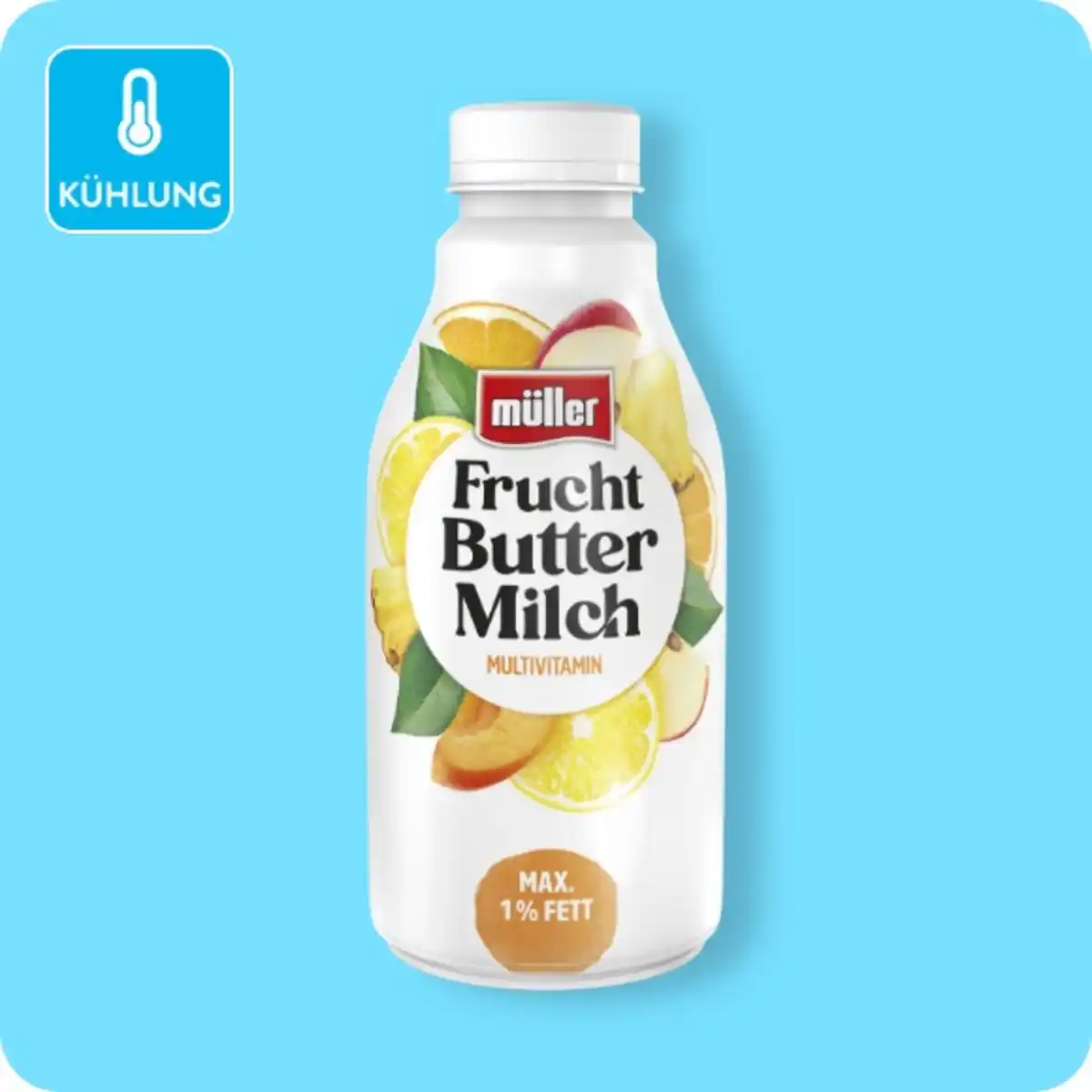 Bild 1 von MÜLLER®  Fruchtbuttermilch, Verschiedene Sorten