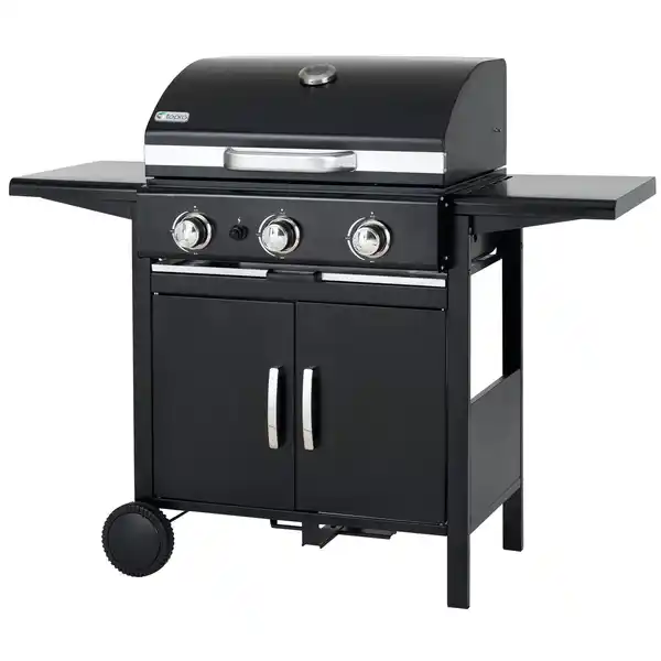 Bild 1 von tepro Gasgrill Mayfield 3-Brenner Schwarz