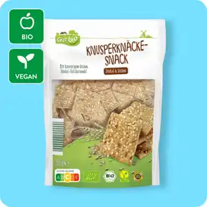 GUT BIO Bio-Knusperknäcke-Snack, Verschiedene Sorten