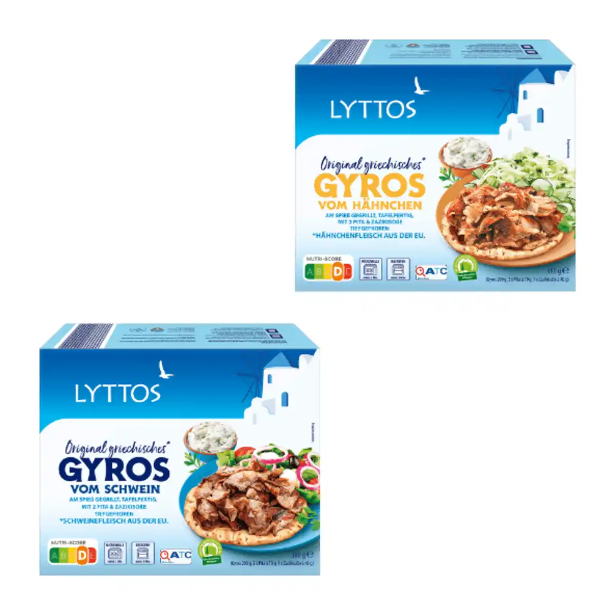 Bild 1 von LYTTOS Gyros-Pita mit Zaziki 380g