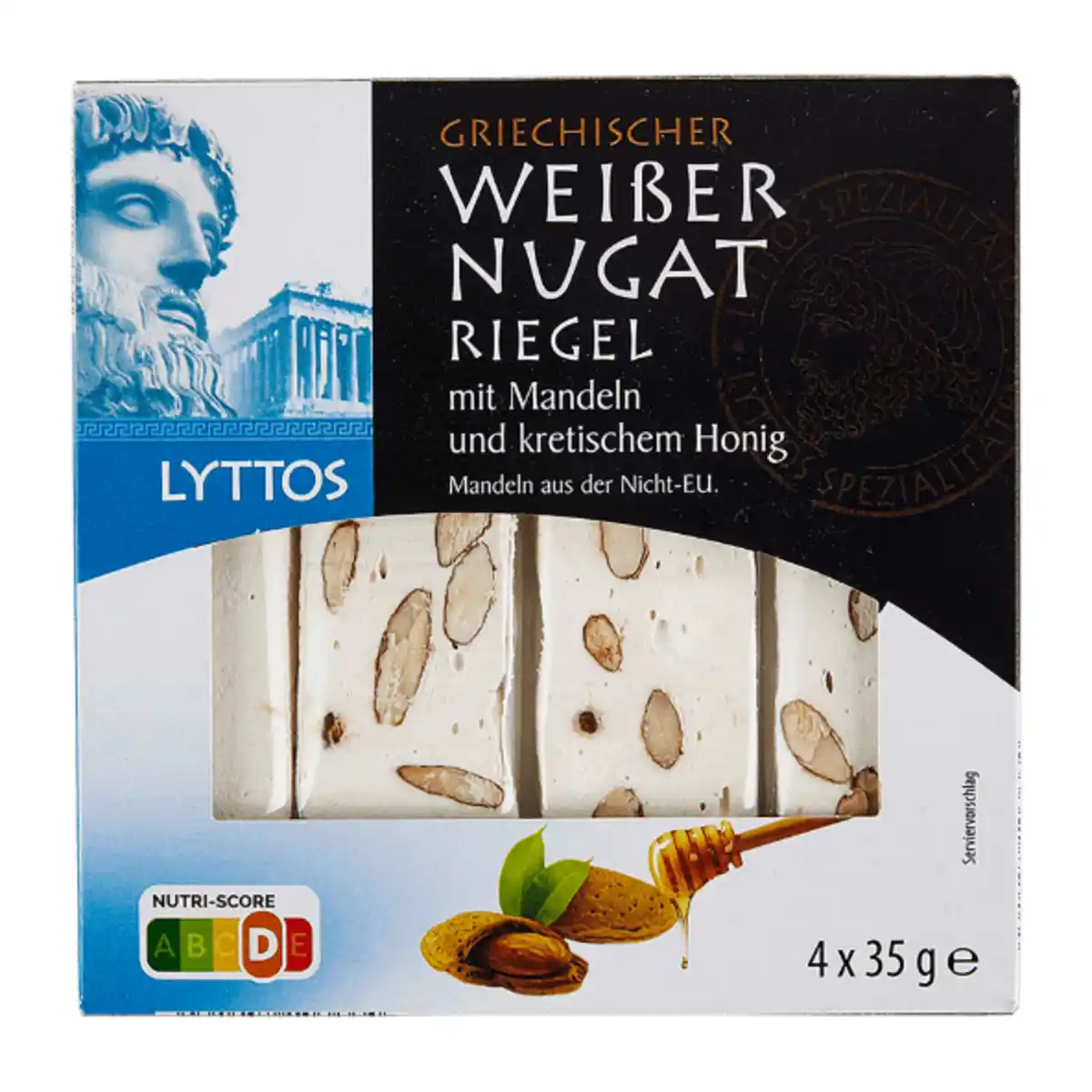 Bild 2 von LYTTOS Soft-Nougat-Riegel 35g