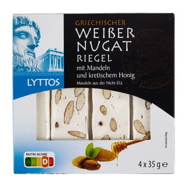 Bild 2 von LYTTOS Soft-Nougat-Riegel 35g