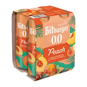 BITBURGER Peach 0,0 % 0,5L