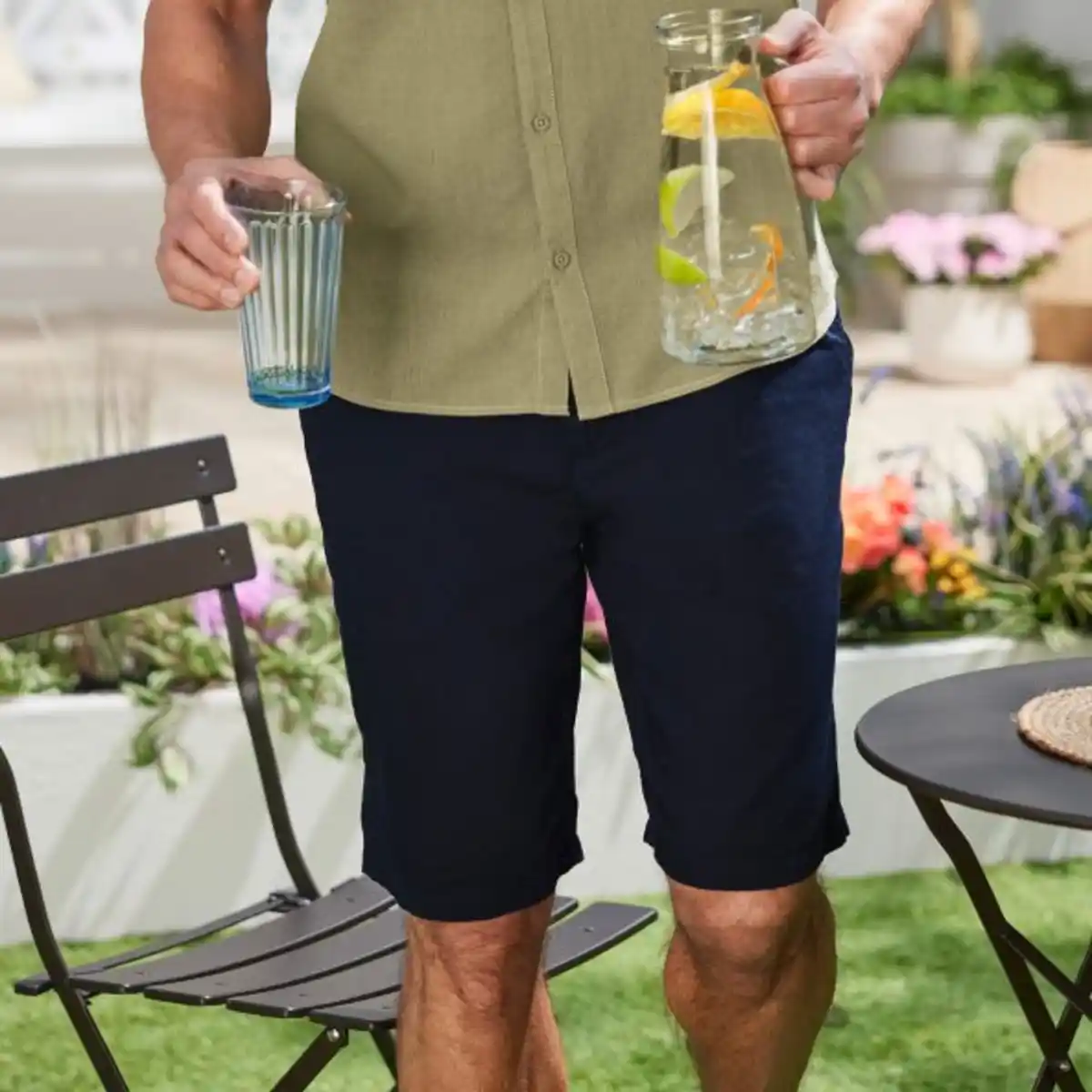 Bild 4 von UP2FASHION Baumwoll-Leinen-Bermudas