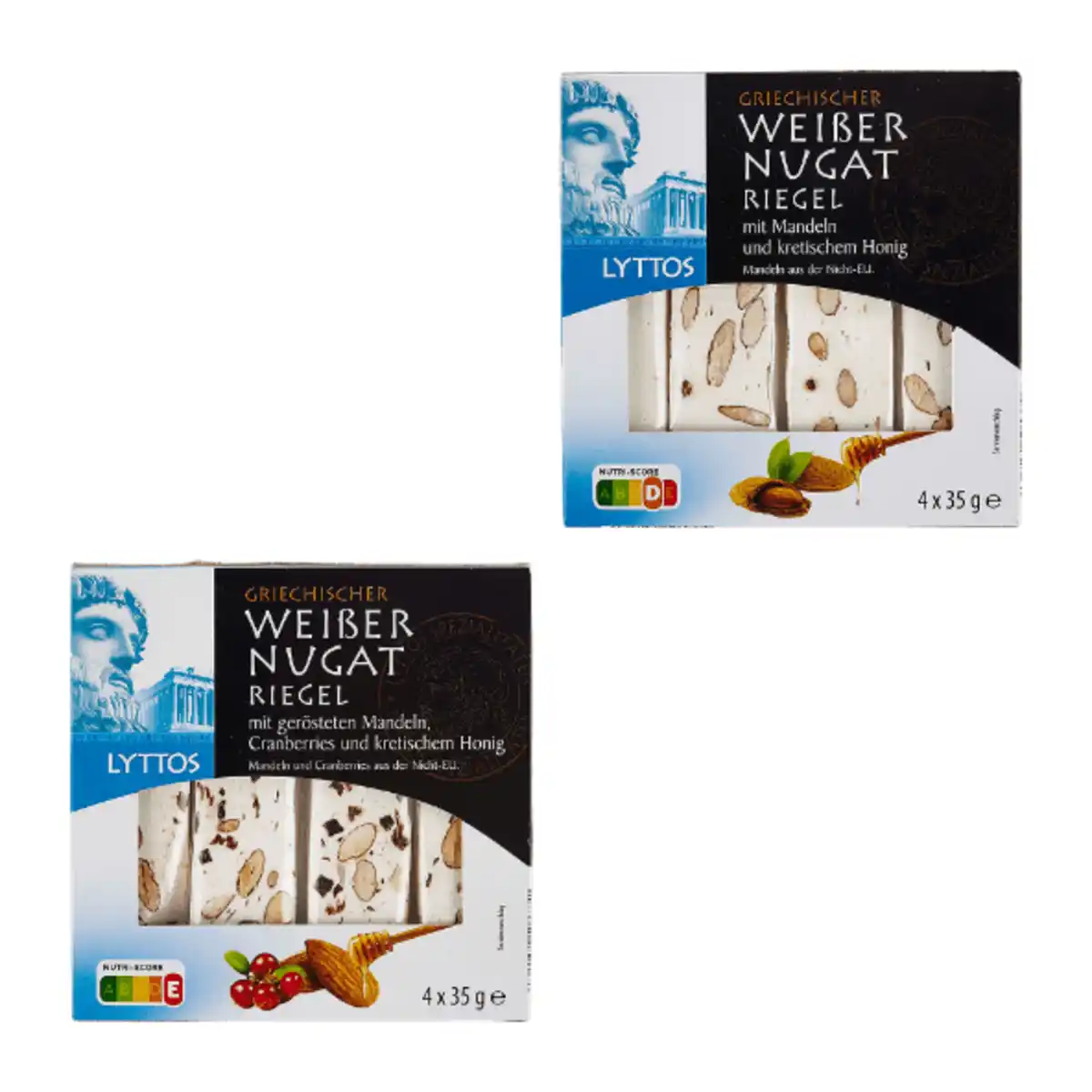 Bild 1 von LYTTOS Soft-Nougat-Riegel 35g