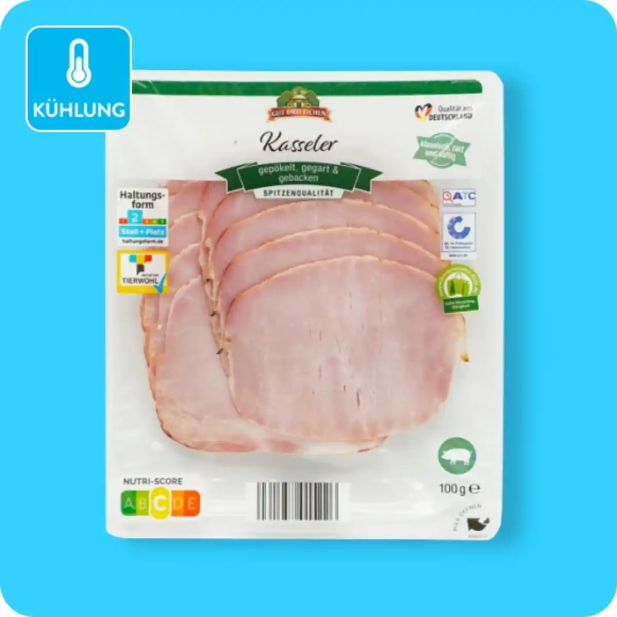 Bild 1 von GUT DREI EICHEN Kasseler-Aufschnitt, Gepökelt