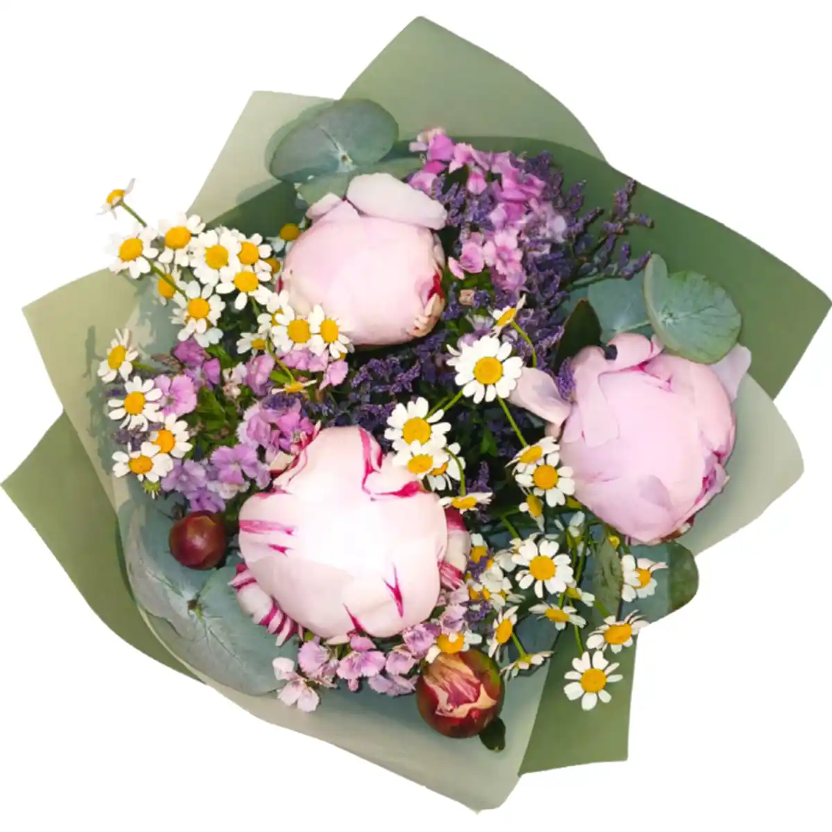 Bild 1 von Bunter Pfingstrosenstrauß