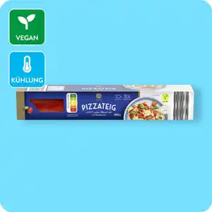 CUCINA Pizzateig mit Tomatensauce, Separat zubereitete Sauce im Glas (200 g) und Pizzateig (400 g)