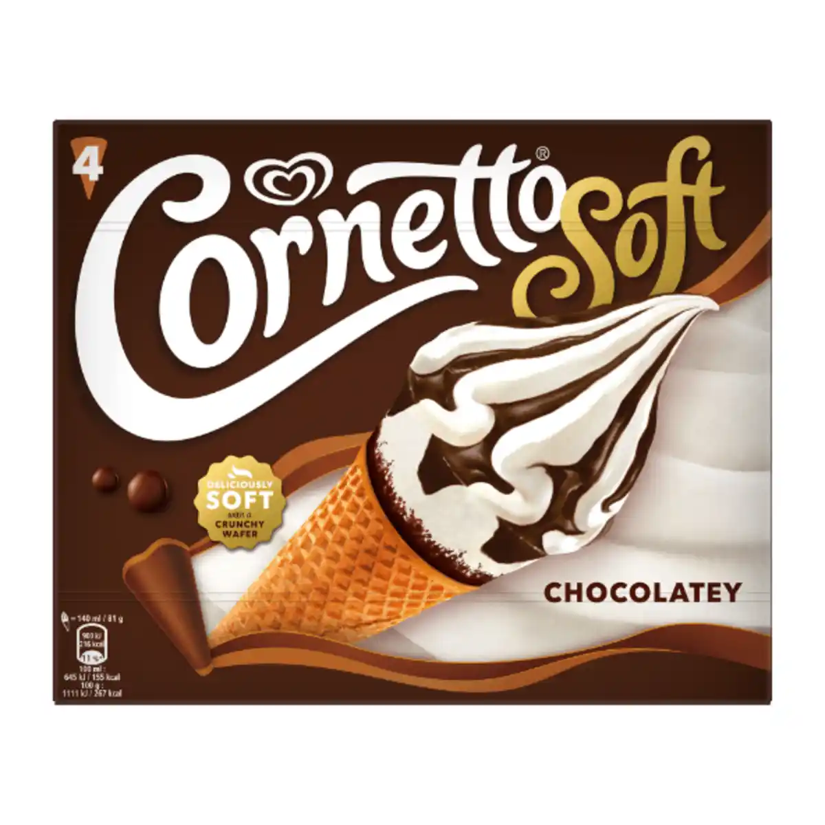 Bild 1 von LANGNESE Cornetto Soft Chocolatey 560ml
