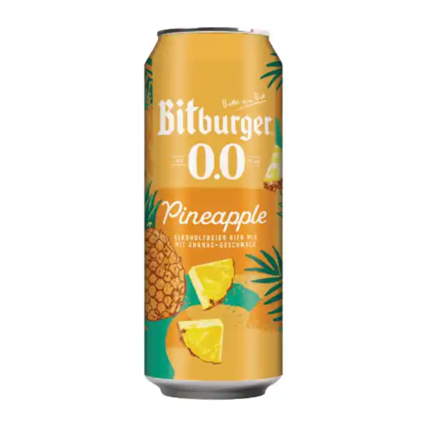 Bild 2 von BITBURGER Pineapple 0,0 % 0,5L