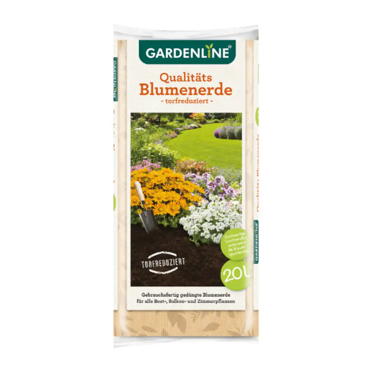 Bild 1 von GARDENLINE Qualitäts-Blumenerde 20L