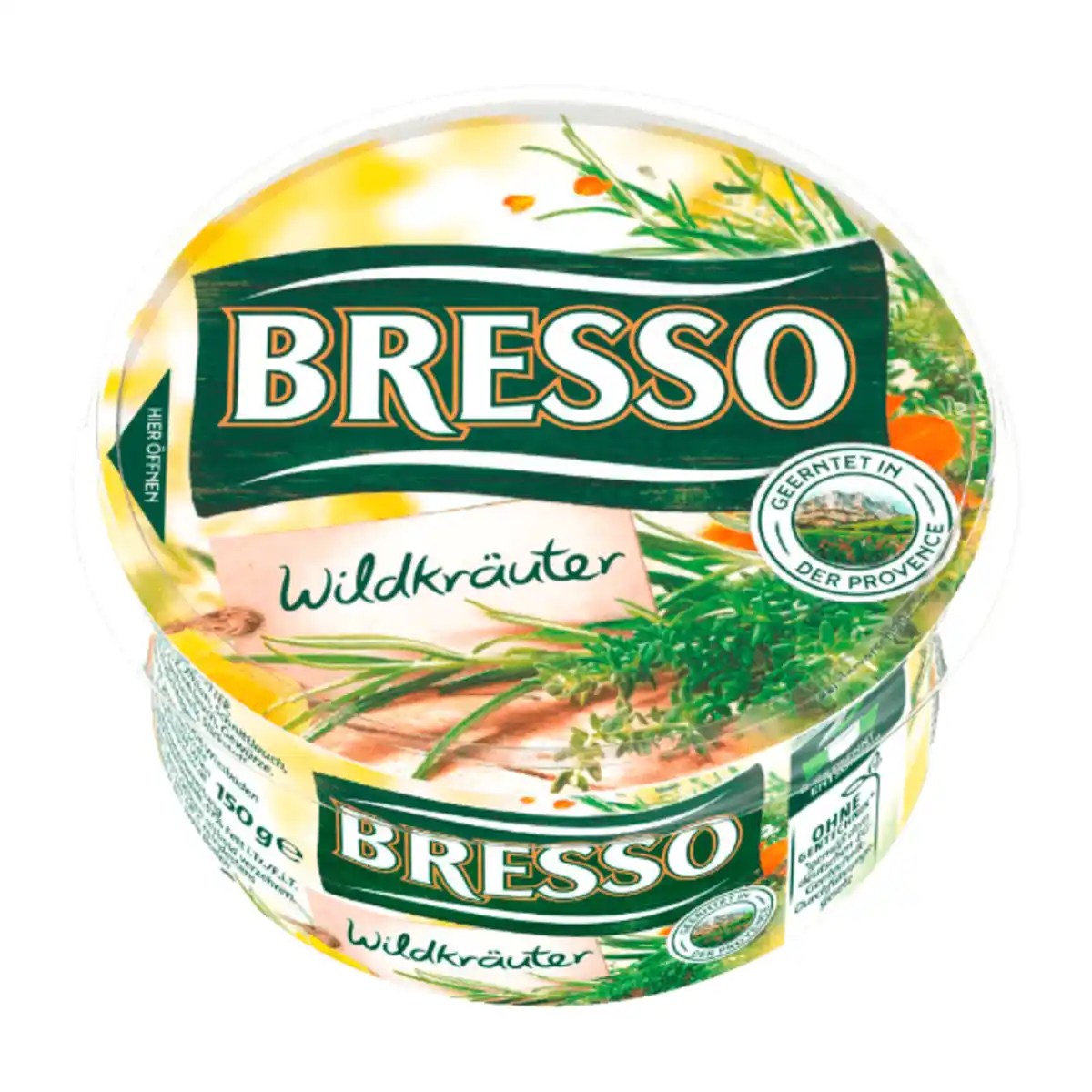 Bild 1 von BRESSO Frischkäse-Spezialität Wildkräuter 150g