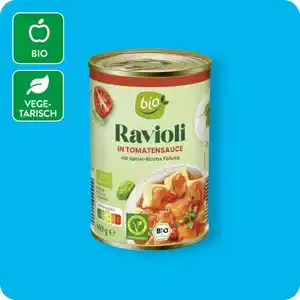 BIO Bio-Ravioli, Verschiedene Sorten