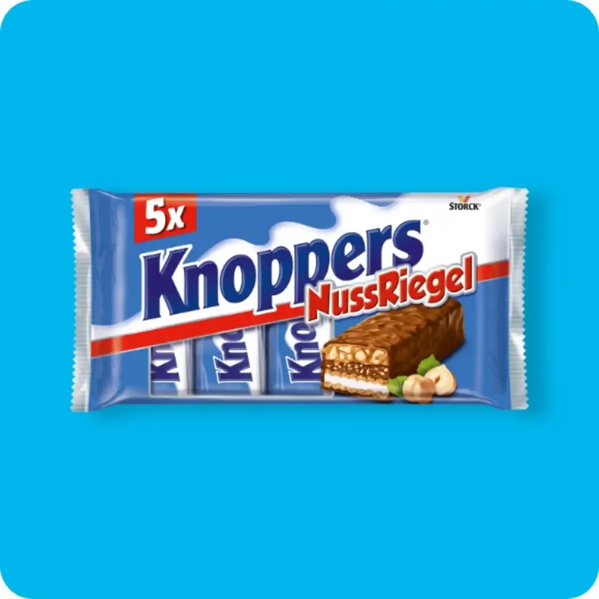 Bild 1 von STORCK® Knoppers® -Riegel, Verschiedene Sorten