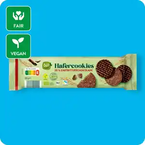 BIO Bio-Hafercookies, Verschiedene Sorten