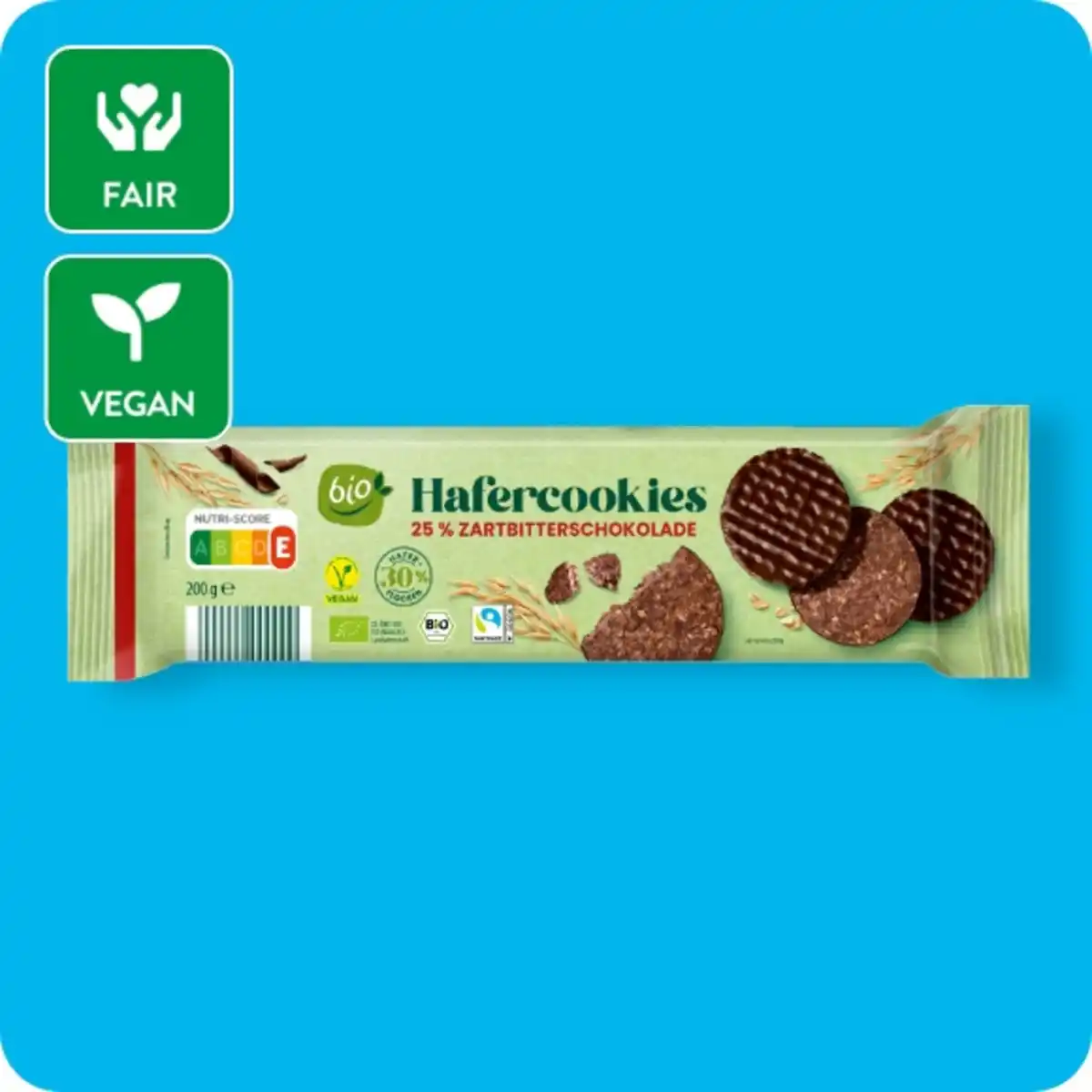 Bild 1 von BIO Bio-Hafercookies, Verschiedene Sorten