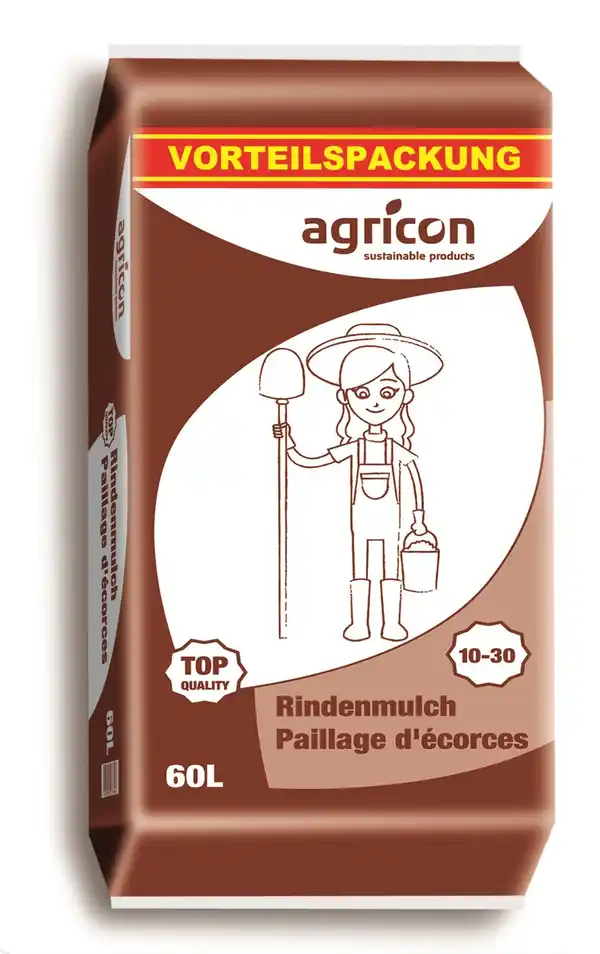 Bild 1 von Agricon Rindenmulch Vorteilspackung 10 bis 30 mm 60 l