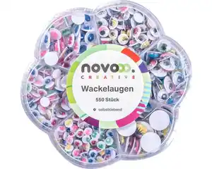 novooo Wackelaugen 550St. bunt