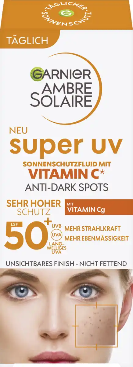 Bild 1 von Garnier Ambre Solaire Super UV Sonnenschutzfluid Anti-Dark-Spots LSF 50+, 40 ml