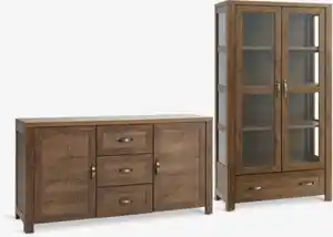 Sideboard JUNGEN 2 Türen 3 Schubladen wildeiche